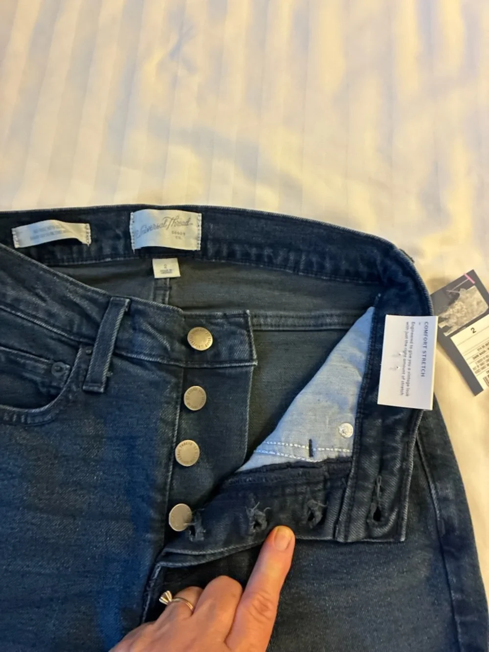 Mid Rise 80s Slim Dark Wash Jeans, Ankle Length